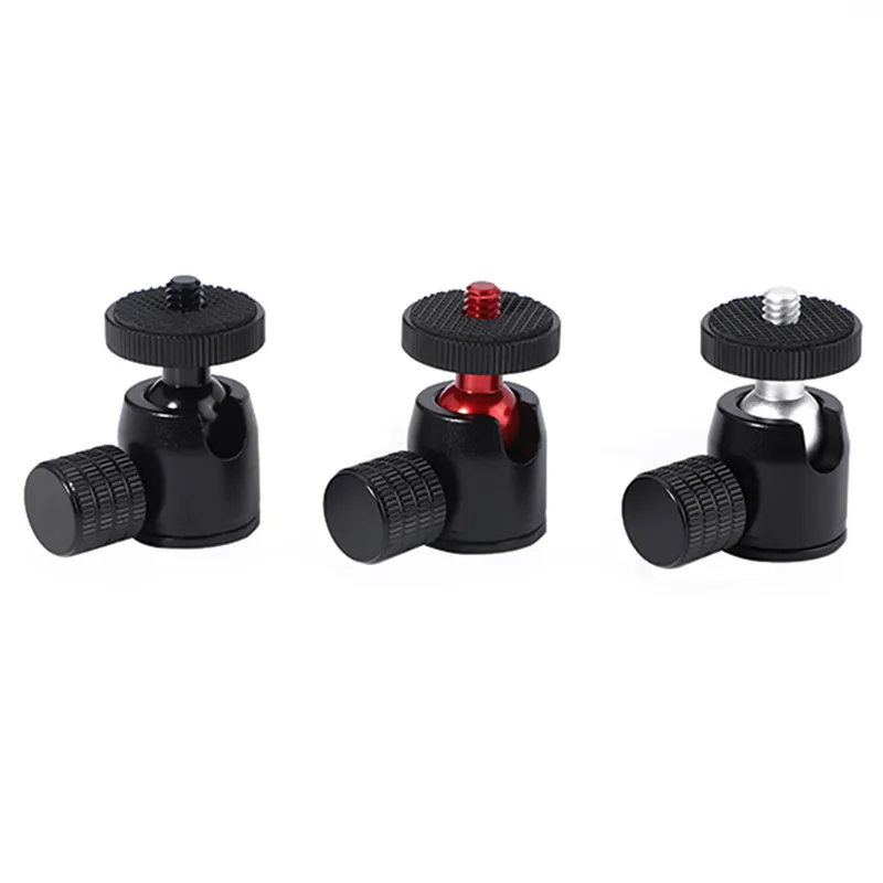 
zmez Mini Swivel Ballhead Mini Tripod Head Camera Head Small Tripod For Camera Tripod Light Stand Dslr Accessories Ball Head 
