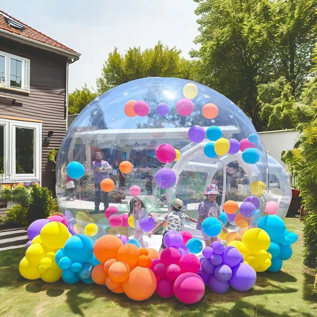 AOYU Clear Bubble-House Inflatable Balloon House Dome Custom Advertising Air Igloo Tent For Party Rental