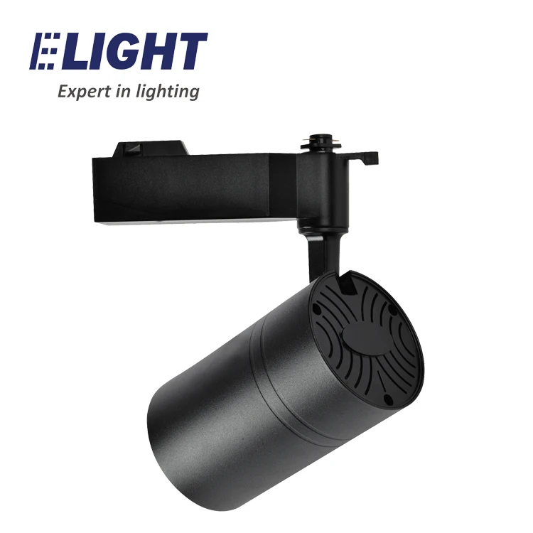10W 20W 30W plastic led shop track spot light housing with durable LED track light