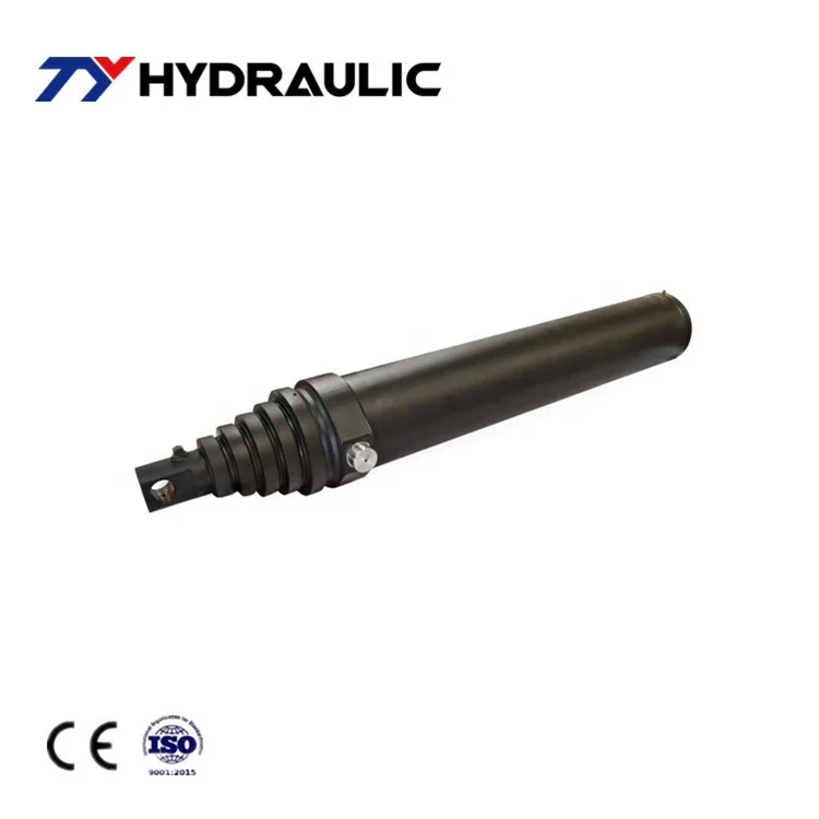 Custom Made 100 Ton 5 Stage Dump Truck Telescopic Hydraulic Cylinder