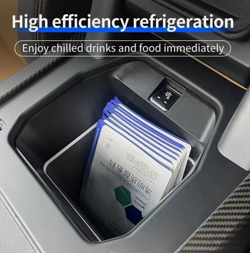 Mini Car Fridge Portable Refrigerator Car Fridges Refrigerator Compartment For Range Rover Vogue 2023 Land Rover Defender