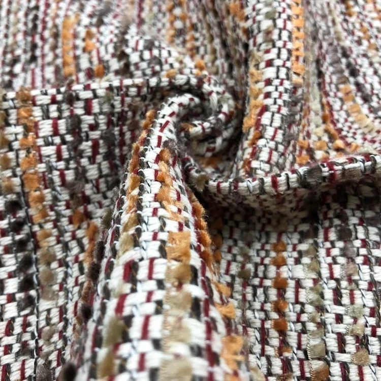 Cotton linen woven lazylife living sofa thick set materials fabric for chair curtain cushion