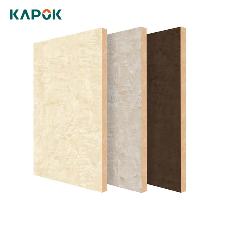 OEM/ODM Accepted Wholesale Melamine MDF /high Glossy UV MDF for TV Cabinet /kitchen Cabinet White 36mm Melamine MDF Board