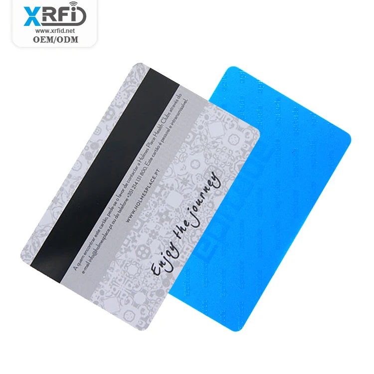 High End PVC Card With Chip And Magnetic Stripe VIP Membership RFID NFC Card