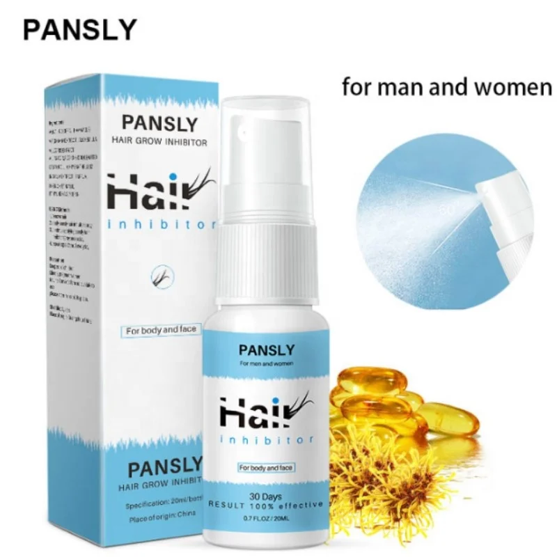 Hot selling PANSLY Leg Facial body hair growth inhibitor spray