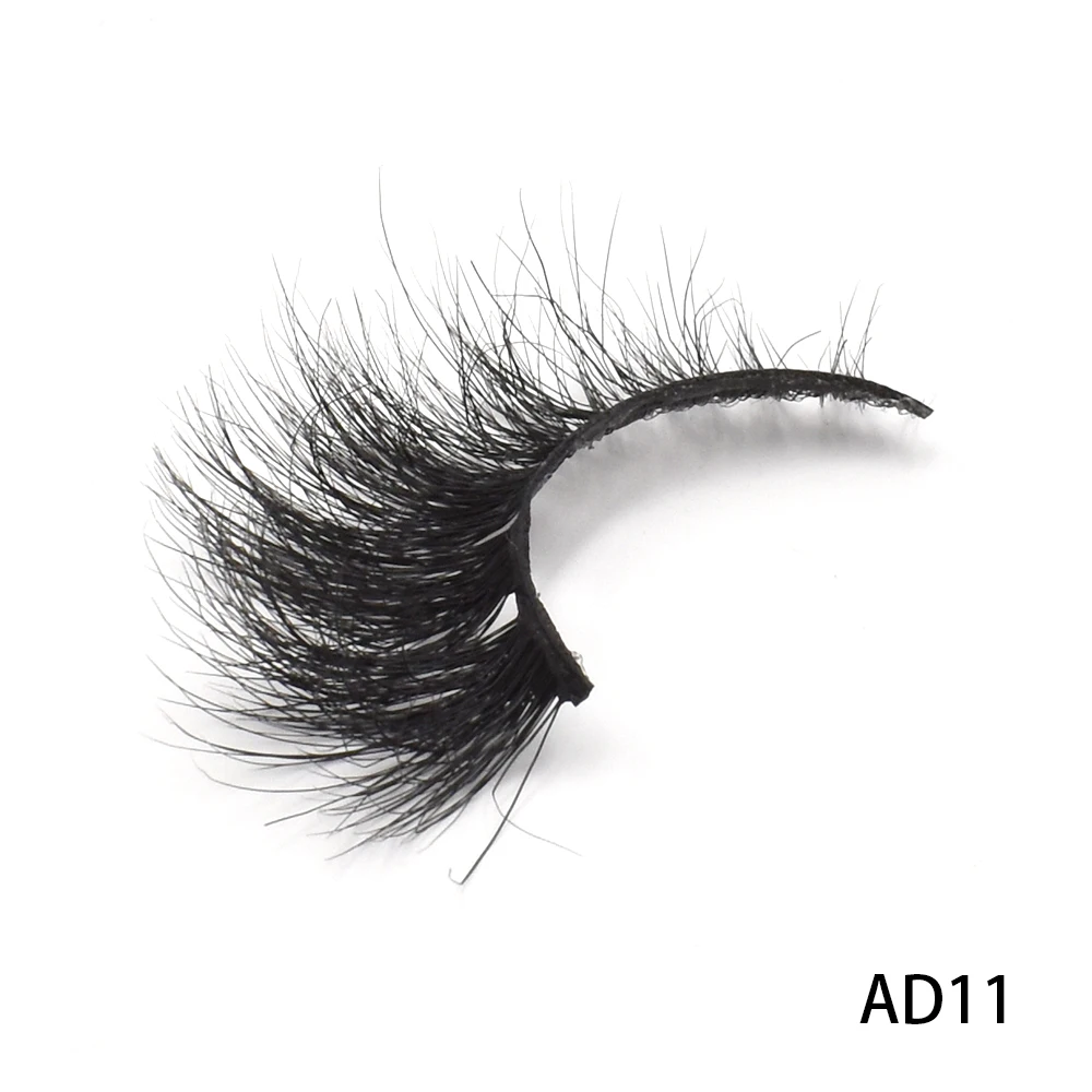 Wholesale natural long 18-20 mm mink eyelashes high quality mink fur 100% handmade natural black mink lashes