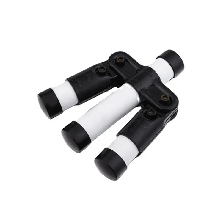 DF-12 adjustable 4 way pipe joints swivel lean pipe bracket