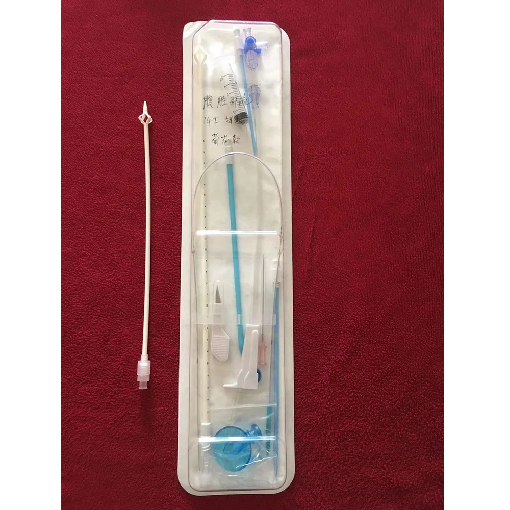 disposable malecot  nephrostomy drainage catheter  and malecot abdominal drainage system with CE and TUV certificates