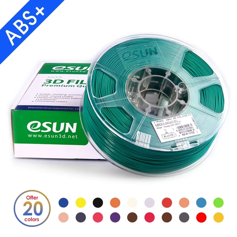 ESUN ABS + abs нить 1 75 мм кг 2 85 +/-0 03 3d печать