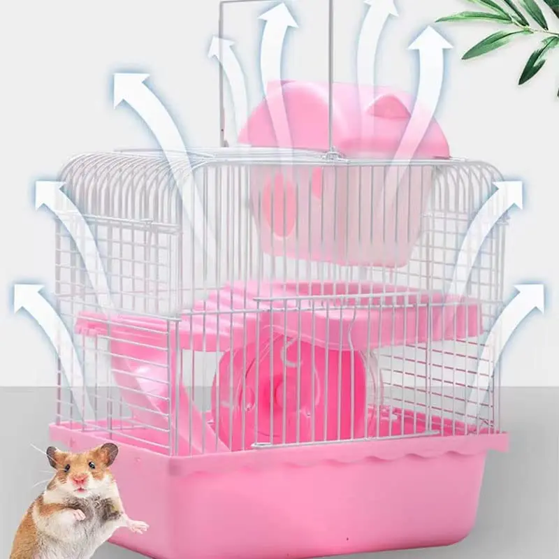 ZMaker Guinea Pig & Rabbit Cage Luxury Hamster Cage Pet House Plastic Small Animal Cage