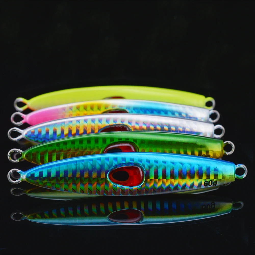 JIGGINGSOUL-RTS-191-28g 45g 60g 80g Sea fishing lures Metal Jig GT trevally Spanish Barracuda Sea bass Mackerel Artificial bait