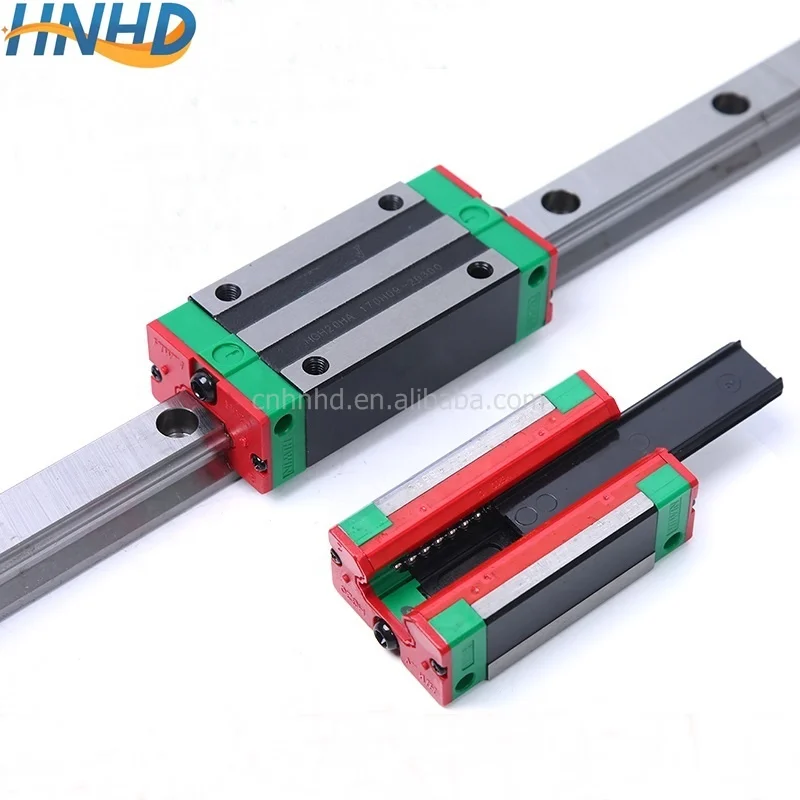 Precision shaft support rails linear guide rail and block hgr20