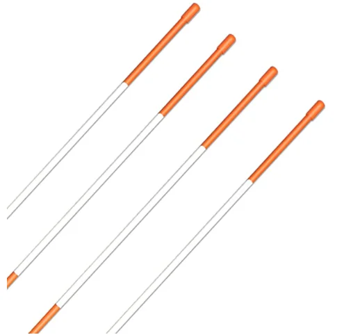 Светоотражающие Маркеры для подъездных путей, 48 дюймов, 5/16 дюйма, светоотражающие маркеры для подъездных путей со стойкой из стекловолокна