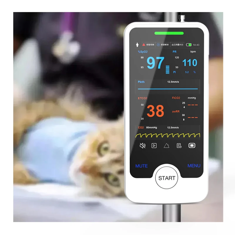 Veterinary Pulse Oximeter Vet Blood Pressure Monitor Pulse oximeter Oxygen Spo2 Oxygen Meter Animal Pulse Oximeter For Dogs