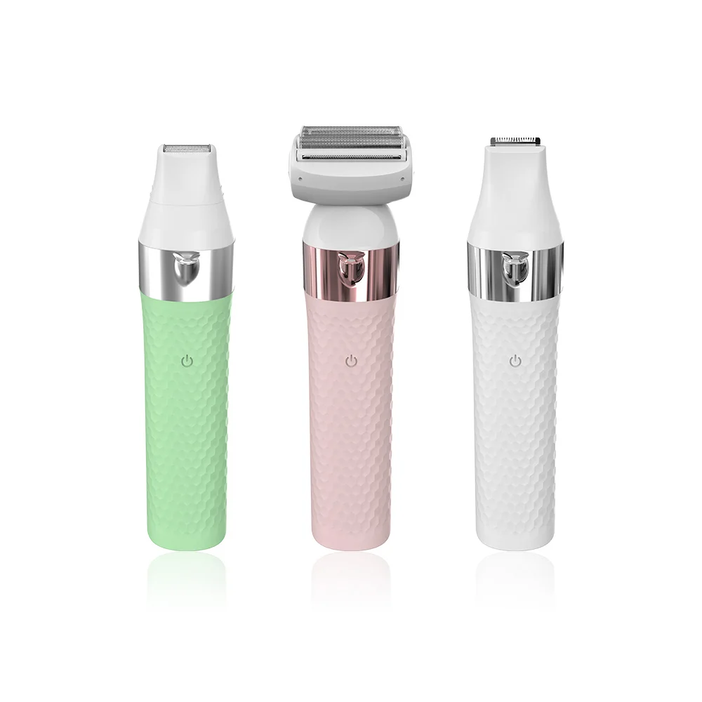 Explosive Models Lady Electric Shaver Bikini Body Trimmer IPX7 Nose Hair Removal Machine for Women Rechargeable 4 in 1 5V 1A
