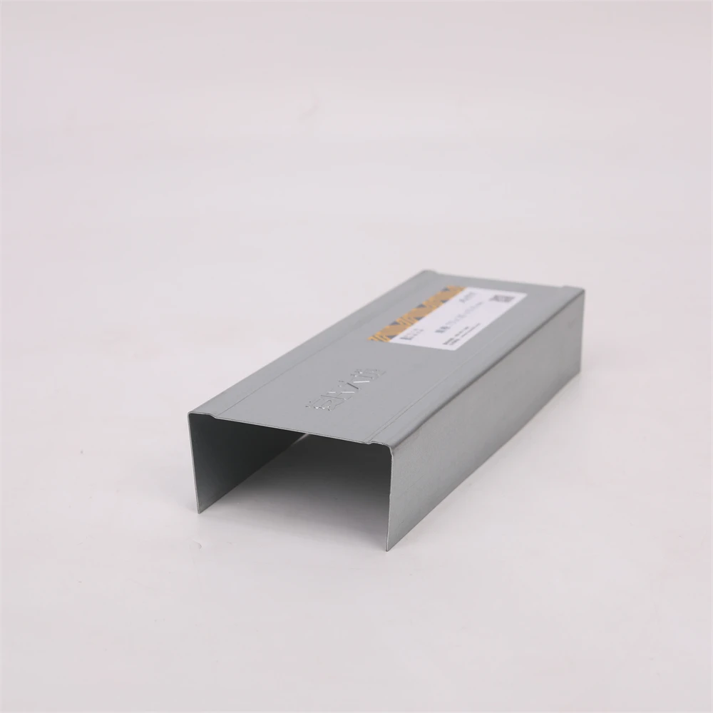 Metal Drywall Profiles Customized Size 26 Gauge Metal C Studs U Tracks Corner Bead