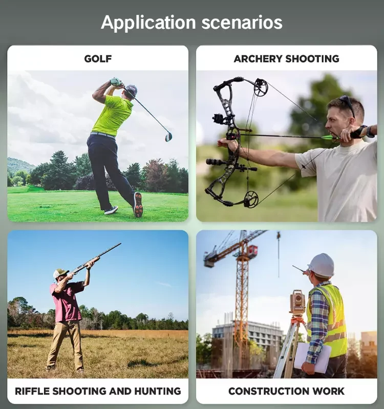 3000 m with alkaline battery hunting scope hunting golf laser rangefinder