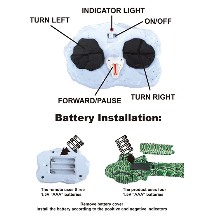 New Arrival Prank RC Snake Remote Control Interactive Toy Cat