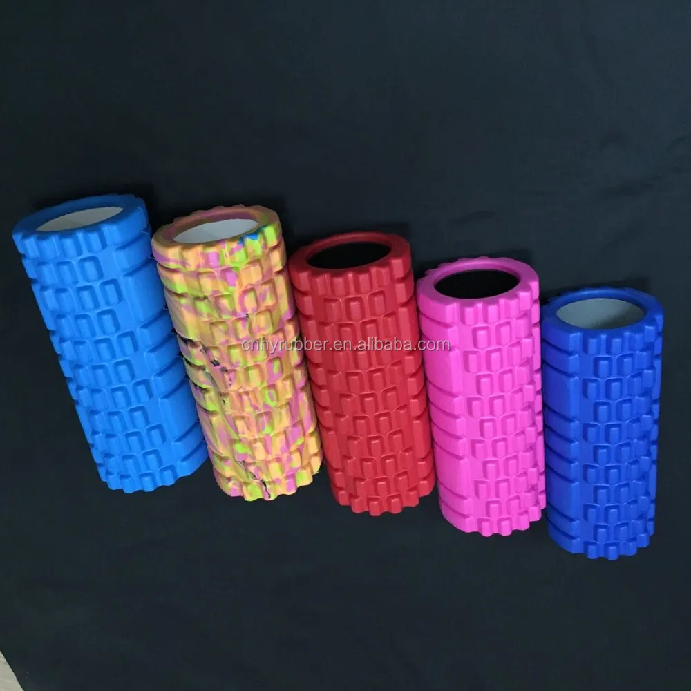 Custom Personalised Gym Cork China Fitness Massage Yoga Wheel Roller Column Eva Paint Foam Roller