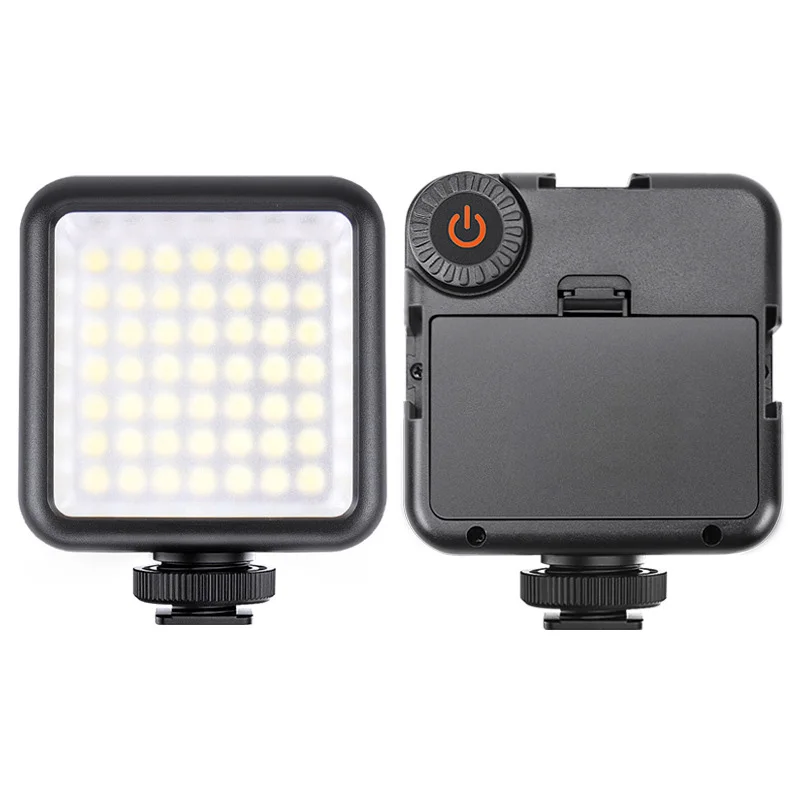 Mini 49 Pcs Led Light Camera Dimmable Led Video Light 5700k 3 cold shoes For smartphone Camera Photography