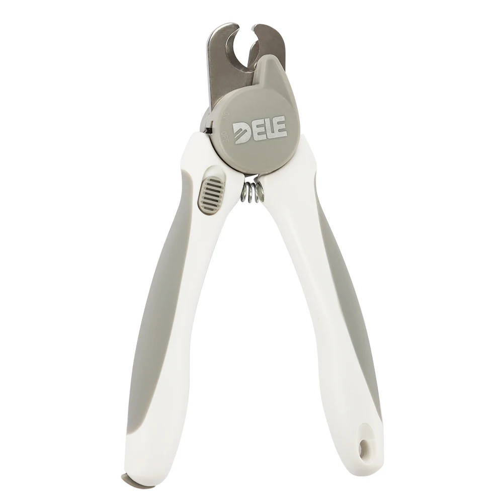 Dog Nail Clipper with Ultra Bright LED Light Stainless Steel Pet Nail Trimmer with Safety Guard Free Nail File for Smooth