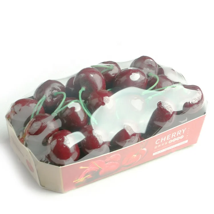 Fruit food Packaging Box Grape Strawberry Cherry Boat Shape Creative Fruit Packing Paper Boxes 500g with lid fruit container