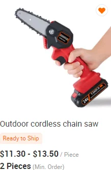 cordless chainsaw
