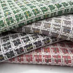 High quality knitted breathable 310gsm jacquard 91%polyester 8%rayon 1%spandex fabrics for shirt