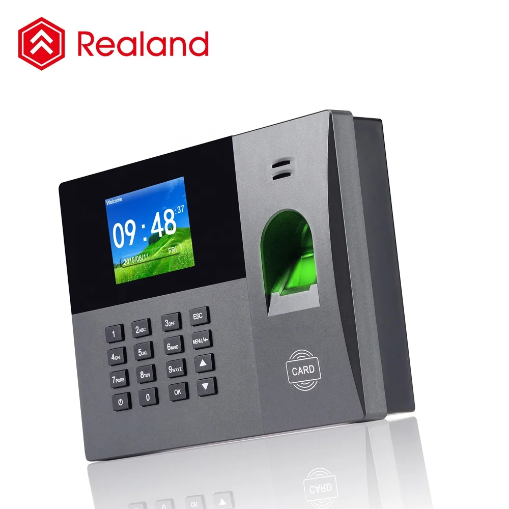 Realand A-L315 Biometric Fingerprint Time Scanner Recorder Smart Fingerprint Time Attendance System Machine For Office