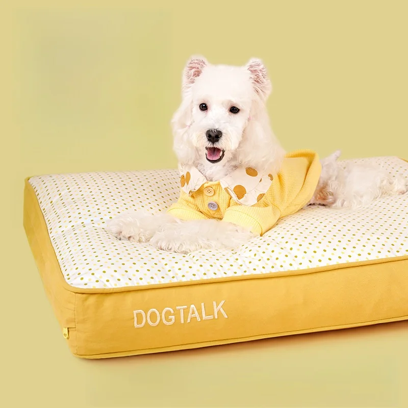 Custom Order For Dog Bedhigh Rebound Pp Cotton Color Fabric Can Be Customized Removable Cover Pet Cushion Cat Mat