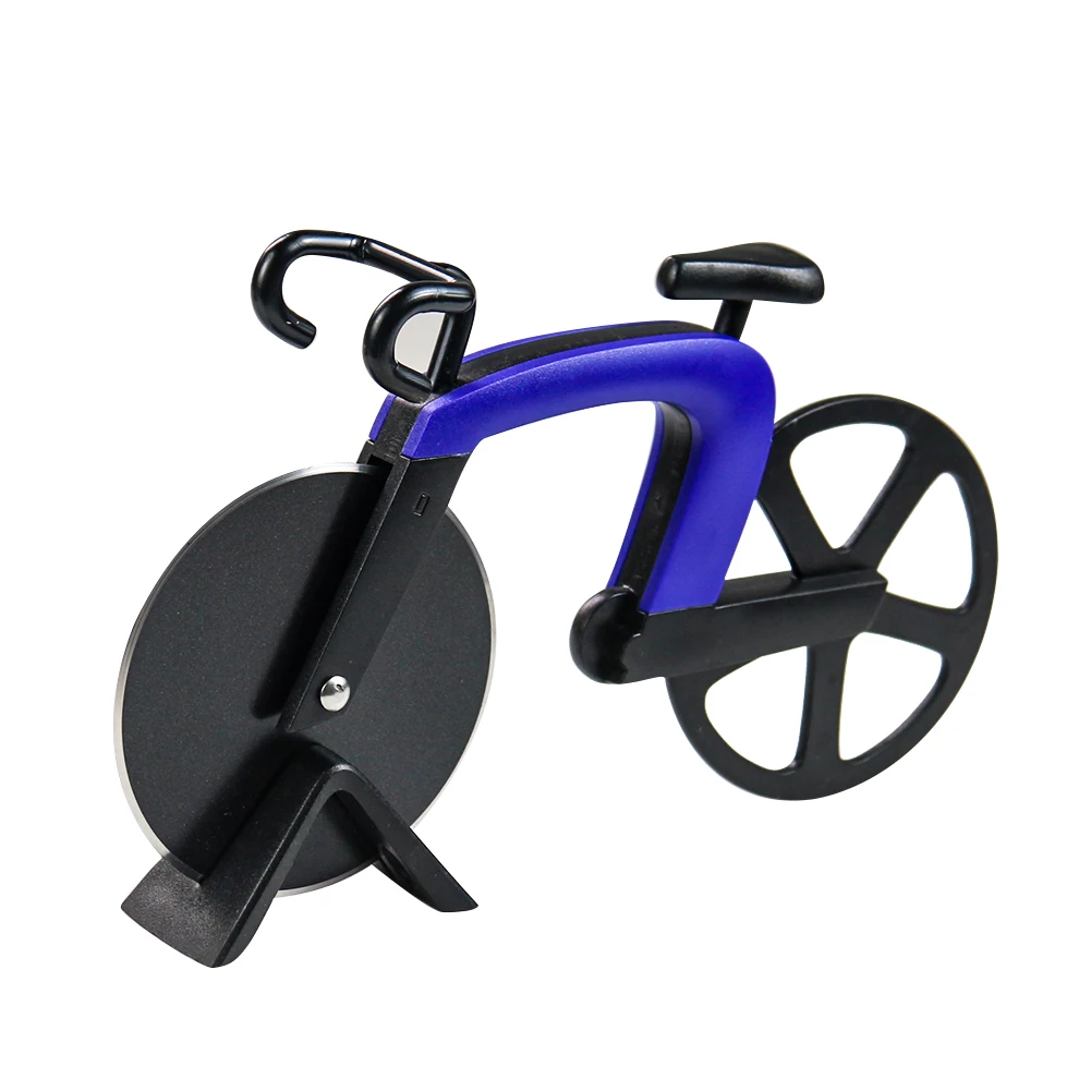 
Spot bicycle pizza cutting stainless steel pizza cutting wheel baking utensils 