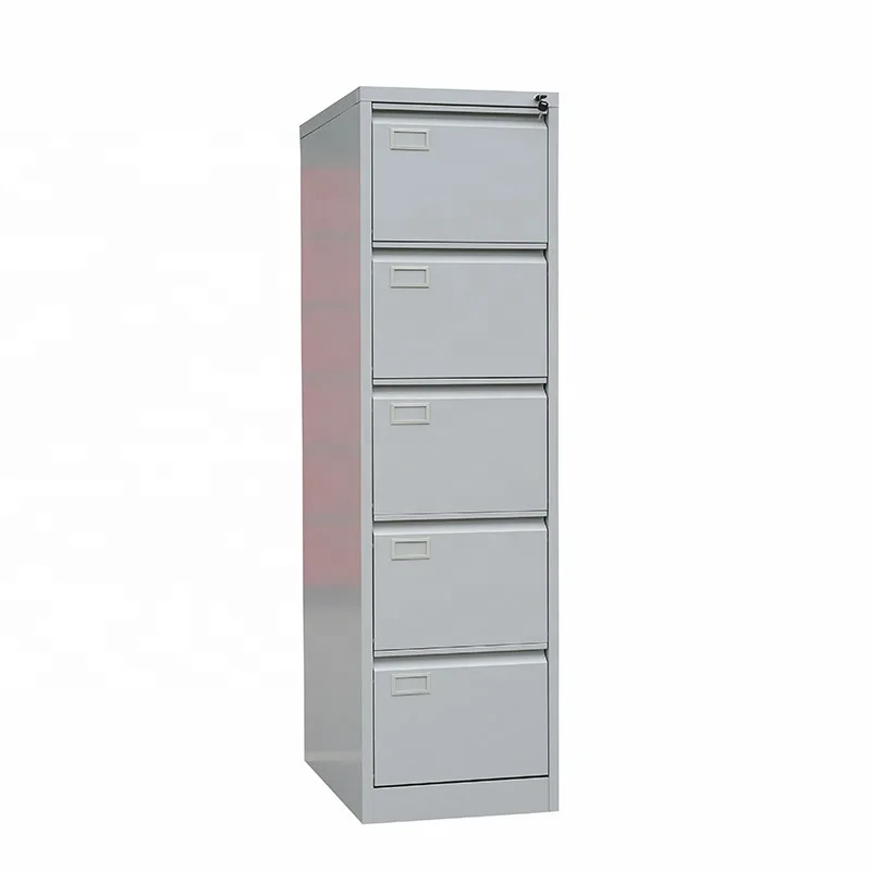 5 Drawer Steel Filing Cabinet Steel Vertical Drawer Cabinet