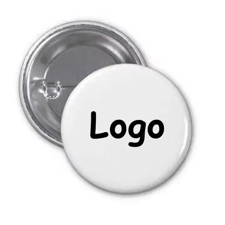 Wholesale Factory Cheap Metal Plastic Blank Raw Materials Custom Tin Back Making Part Round DIY Pin Button Badges