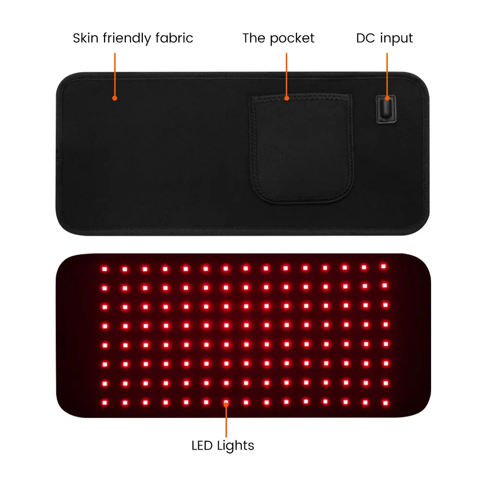 Direct Sales Wearable Light Therapy Devi Near Infrared Red Light Therapy Waist Belt For Neck Pain Relief