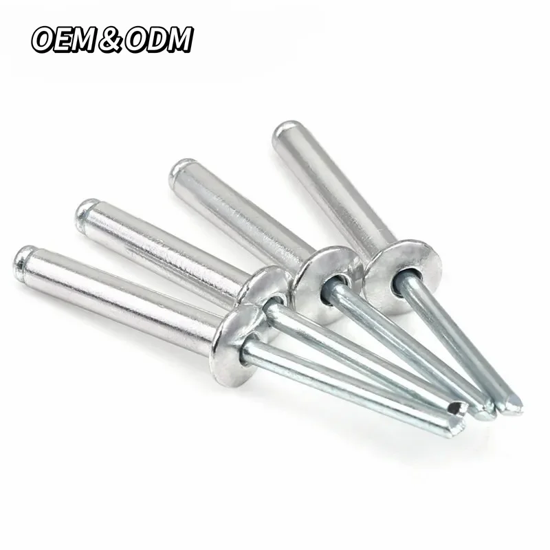 High Quality Wholesale Colored Remaches Pop Dome Head Open End Aluminum Blind Pop Rivets