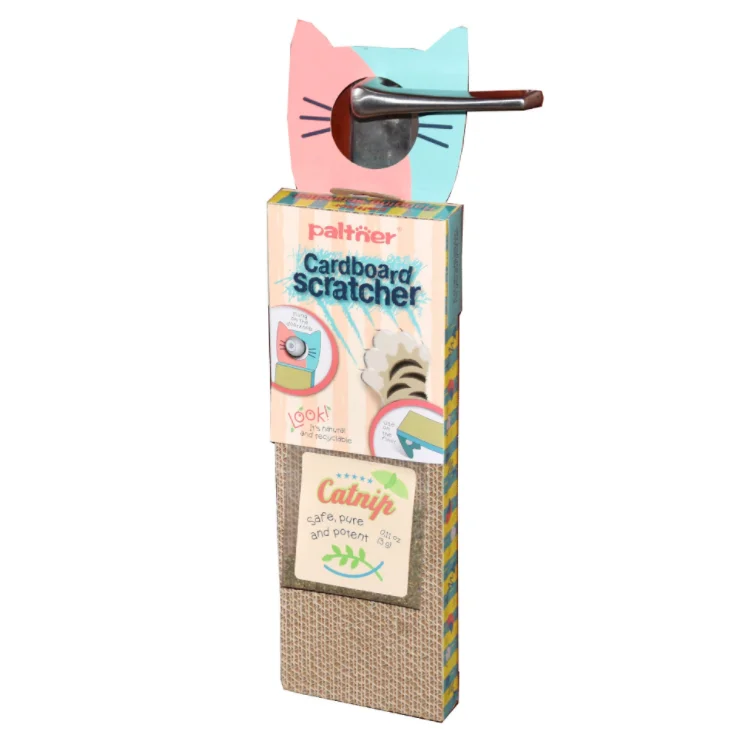 Small Door Hang Cat Scratch pad  Cat Supplies Catnip Scratch Plate  Board