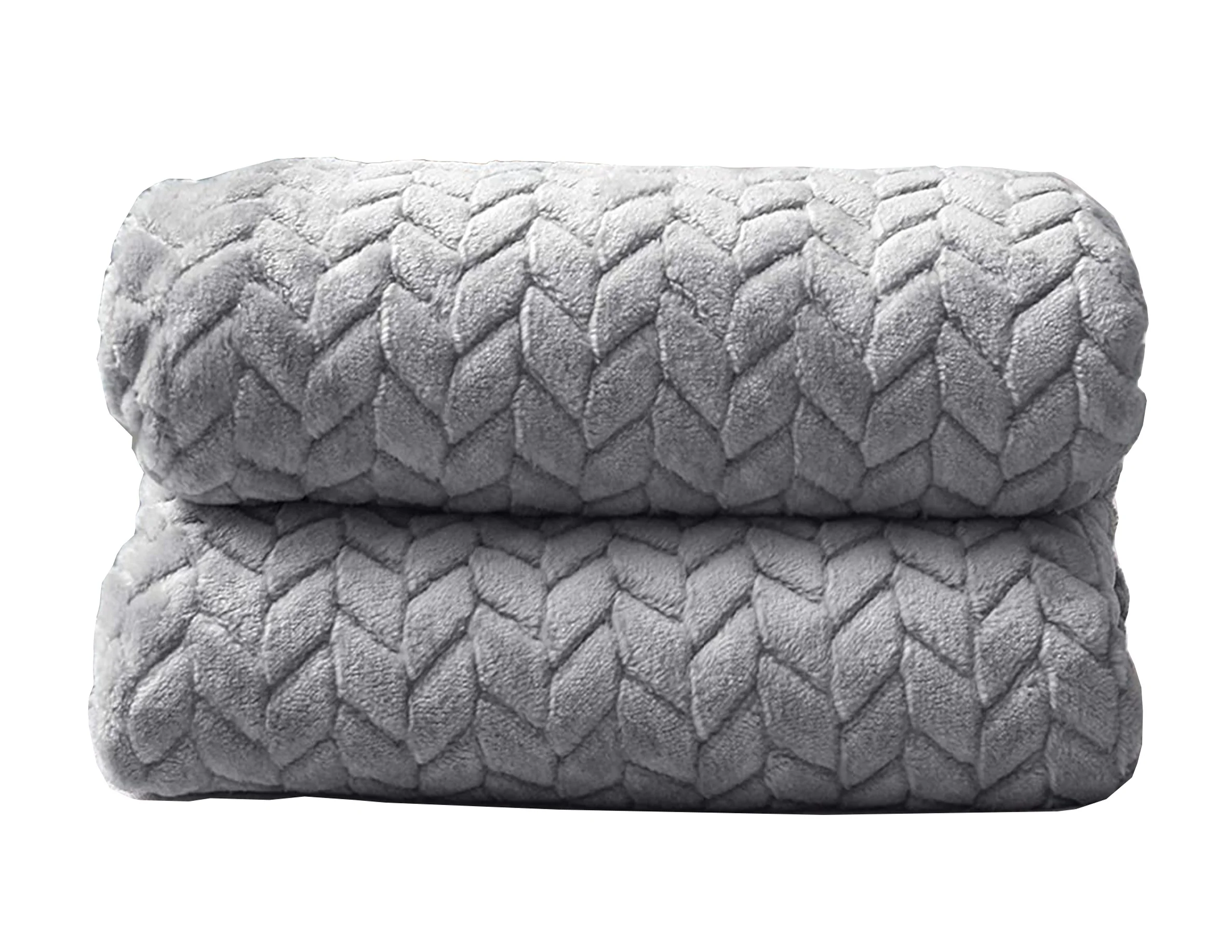 cheap factory supply custom wholesale chevron texture Jacquard Embossed polyester microfiber coral flannel fleece blanket throws