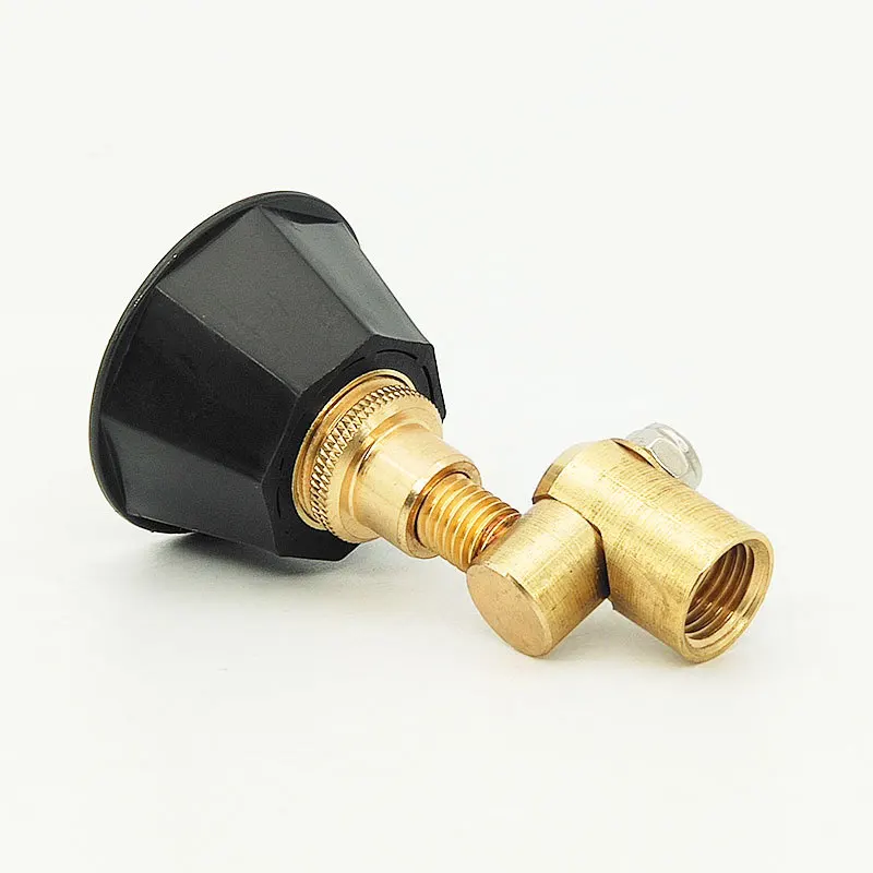 Agricultural universal black cyclone nozzle adjustable atomizing spray spraying machine spraying irrigation windproof nozzle