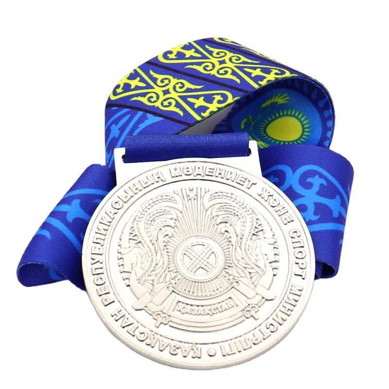 
China Manufacturer Hot Selling Cheap Silver Award Medal Custom Medals For Selling 