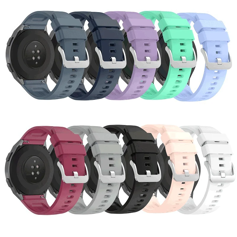 New Official Silicone Band Strap For HUAWEI WATCH GT 2e GT2e smart watch Wristband Replaceable Vitality color Watchband Belt
