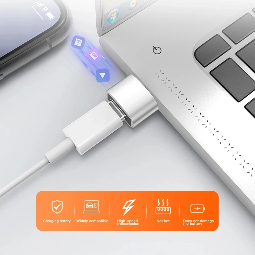 Dropshipping USB OTG Male To Type C Female Adapter Converter Type-C Cable Adapter For Laptop USB 2.0 Data Charger