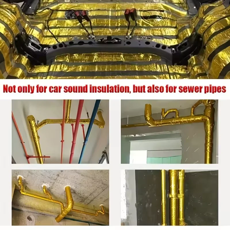 High quality butyl tape car damping sound proofing RV sound deadening sheet for automotive