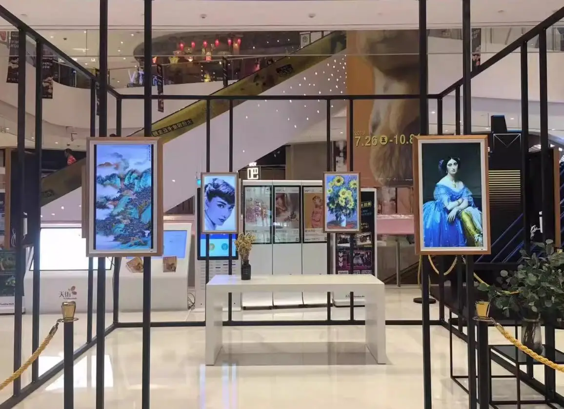 49 Inch Large Size Digital Photo Frame 1080P Intelligent Wifi Picture Video Display Screen Art Display for Home Exhibition