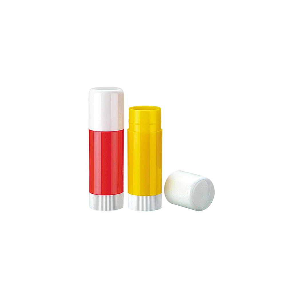 Cosmetic small square plastic empty lip balm tube manufacturer LB-036