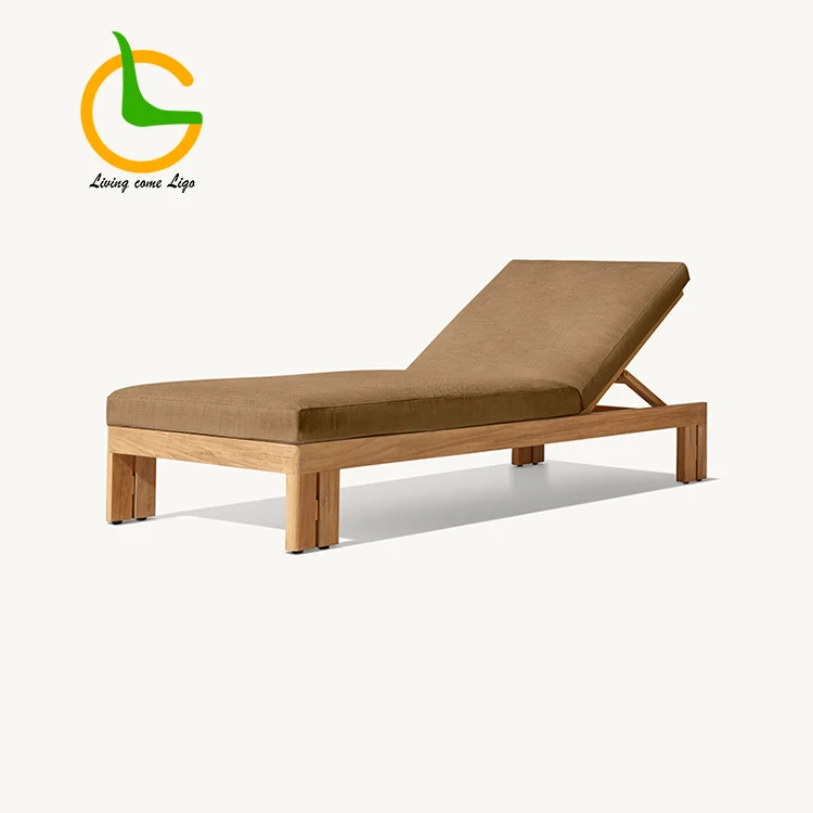 Outdoor Furniture Set Luxury Teak Garden Sofa Villa Patio Furniture Set Modern Resort Luxury Couche Hotel Patio Outdoor Sofa