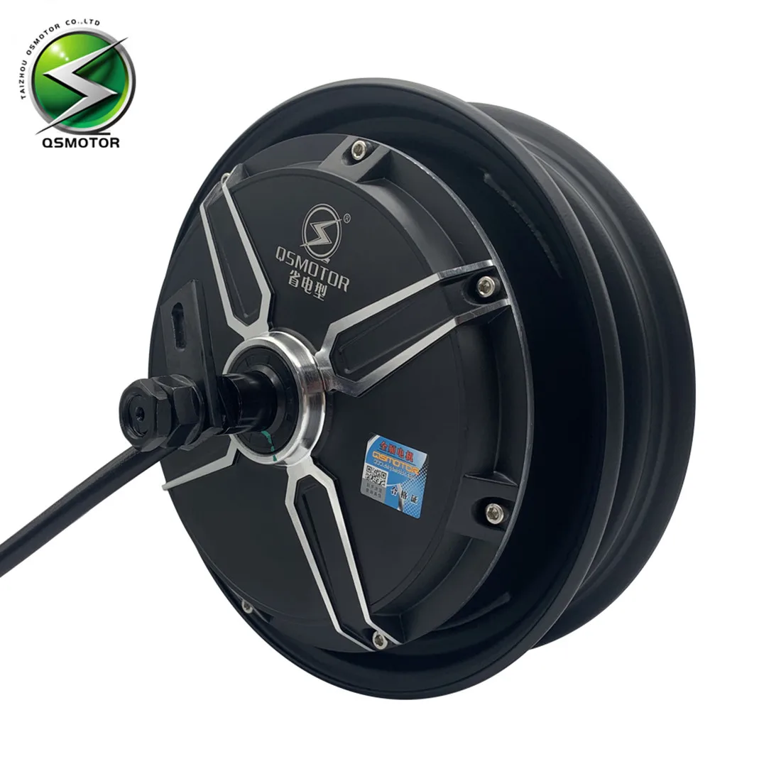 Professional Manufacturer QS 10inch 2000W 205 V1 48V 96V BLDC Electric Hub Motorcycle  Motors