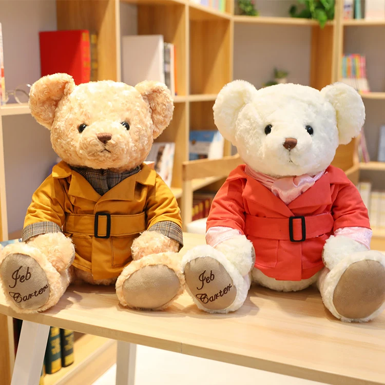 High Quality Stuffed Animal Plush Toys Teddy Bear Dolls with Clothes