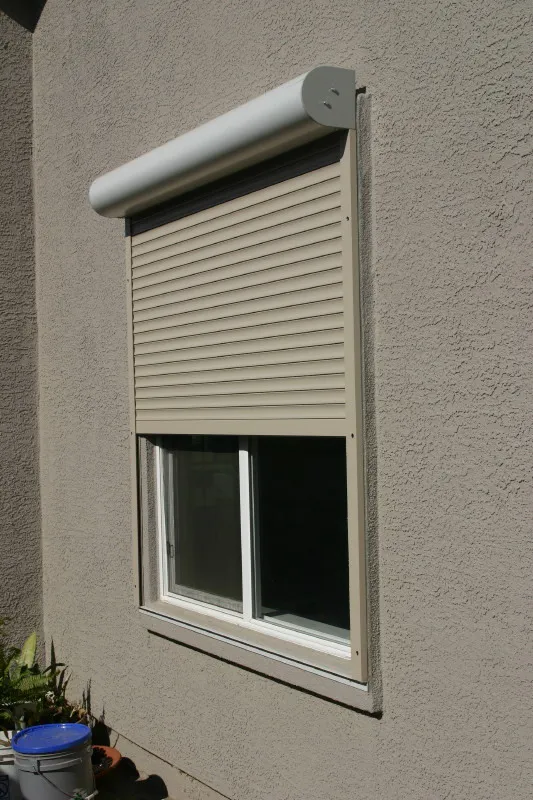 AS2047 TOMA aluminium hurricane roller blind security rolling window typhoon resist roll up door wind proof roller shutter