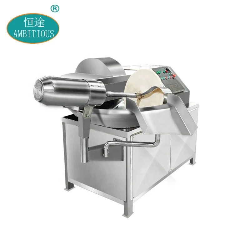 ZB-80 Food Processor Manufacturers 6 Blades Commercial Multifunction High Speed 80L Machine Chopper Mixer Meat Bowl
