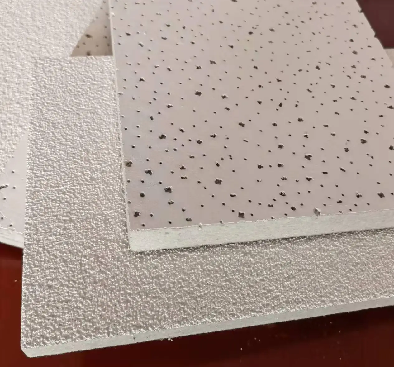 Acoustic Mineral Fiber Ceiling Tiles Mineral Wool Board False Ceiling Boards for Office